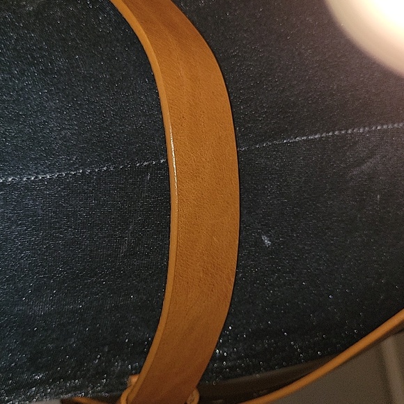 Guess Rhinestone Buckle & Camel Color Belt - Picture 10 of 16